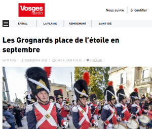 Les Grognards à Paris le 30 septembre