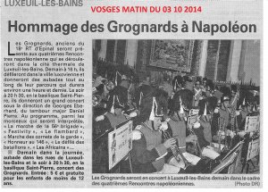 hommage des grognards à Napolèon